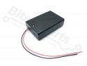 Battery holder AA Penlite x 3 (4.5V) with lid